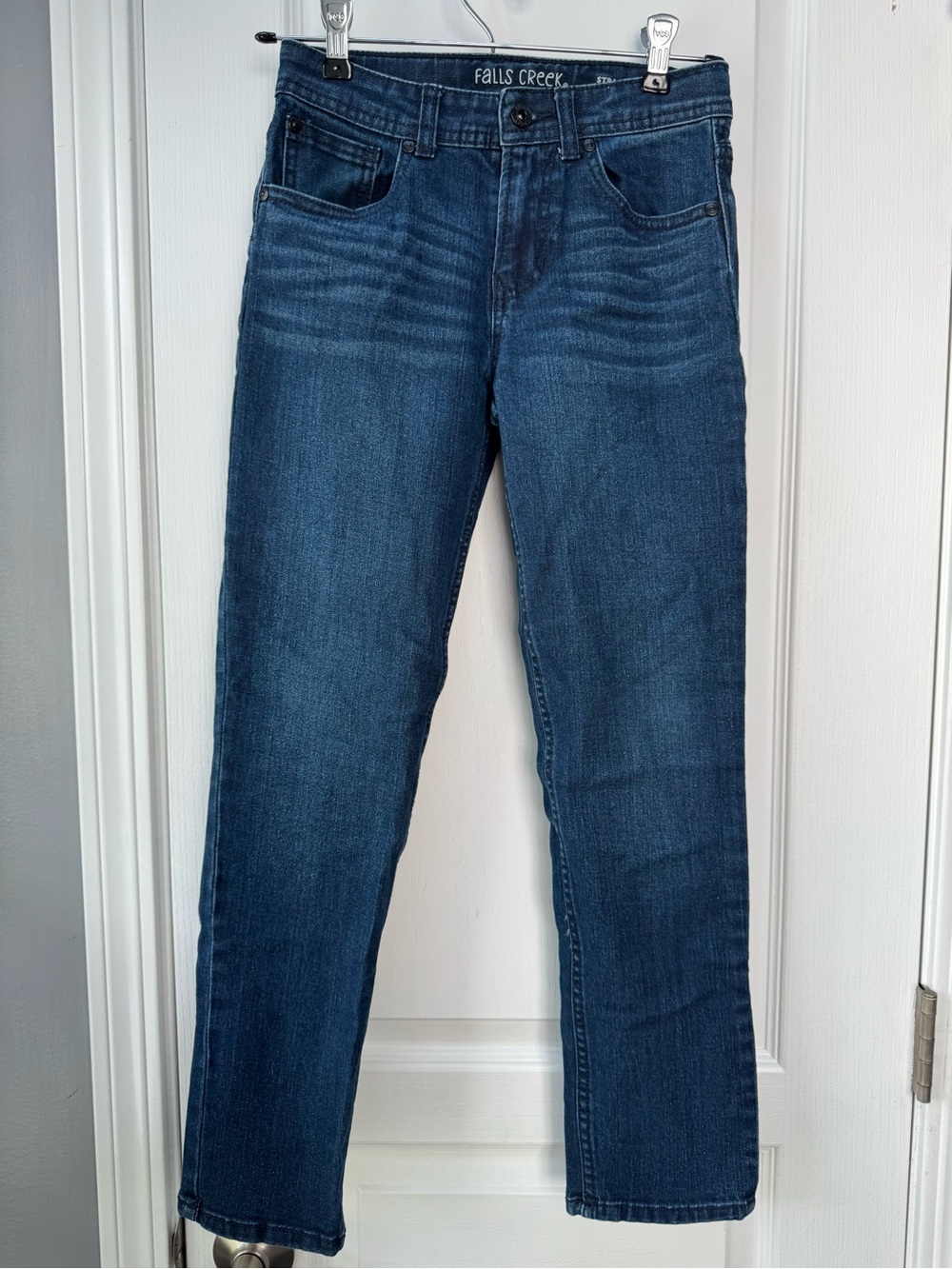 Falls Creek Blue Straight-Leg Stretch Kids Jeans